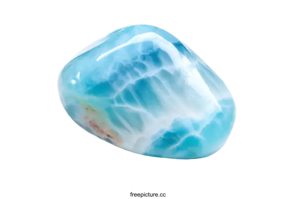 [Transparent Background PNG]Beautiful Light Blue  Tumbled  Crystal