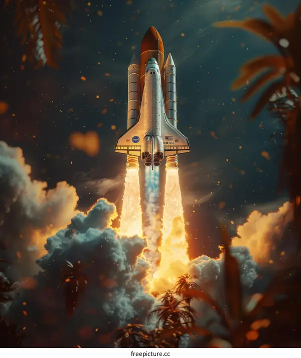 Space Shuttle Atlantis Launch