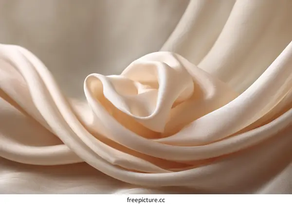 Elegant Beige Satin Fabric Texture