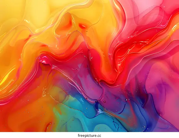 Colorful liquid background