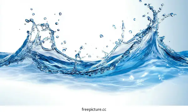 Water Splashing  Abstract Water Background