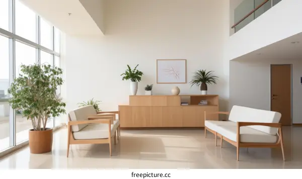 Bright and Airy Scandinavian Living Room With Plants