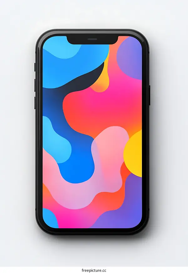 Abstract Liquid Background for Phone Wallpaper