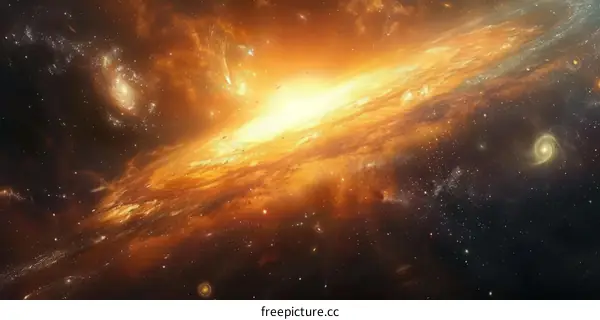 The vastness of space and the beauty of the universe