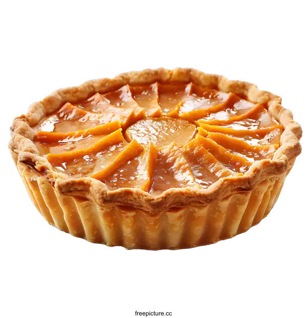 [Transparent Background PNG]Freshly Baked Pumpkin Pie