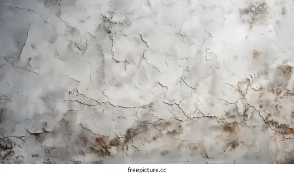 Grey Weathered Cracked Cement Wall Texture Background