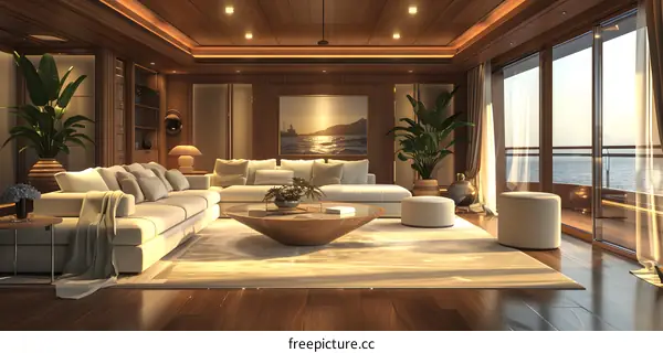 Luxury Yacht Interior
