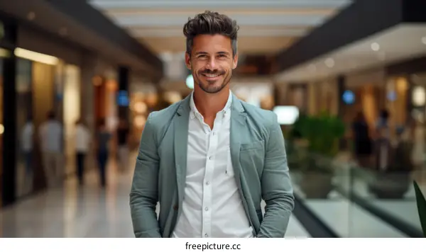 Portrait of a smiling man