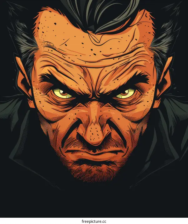 close up of wolverine