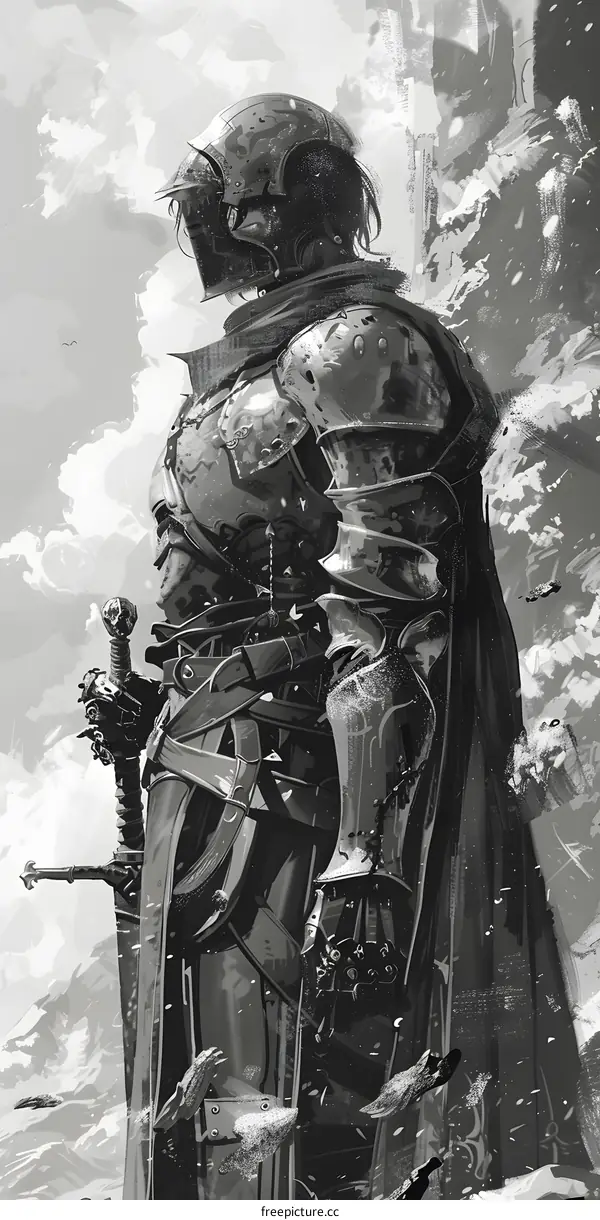 Knight in the Snowstorm