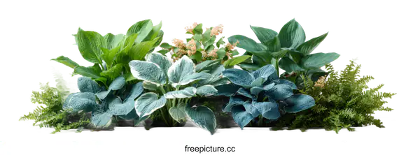 [Transparent Background PNG]Arrangement of Various Ornamental Plants