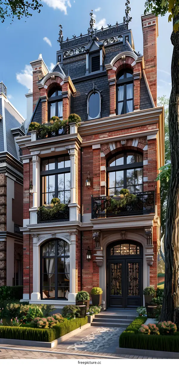 European-style retro building