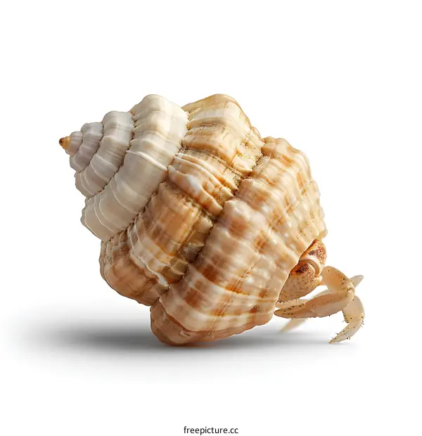 Hermit crab in its shell