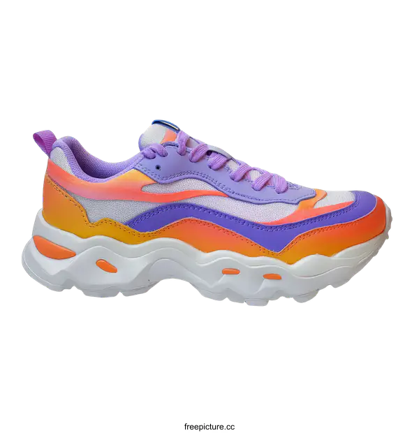 [Transparent Background PNG]Colorful Trendy Fashion Sneakers