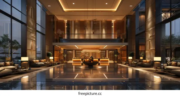 Luxury Hotel Lobby Interior Design