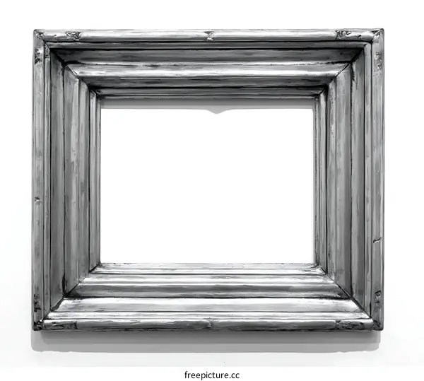 Vintage Silver Picture Frame Detail