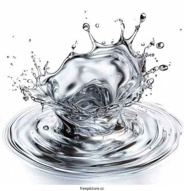 Water Splashing in a Unique Design