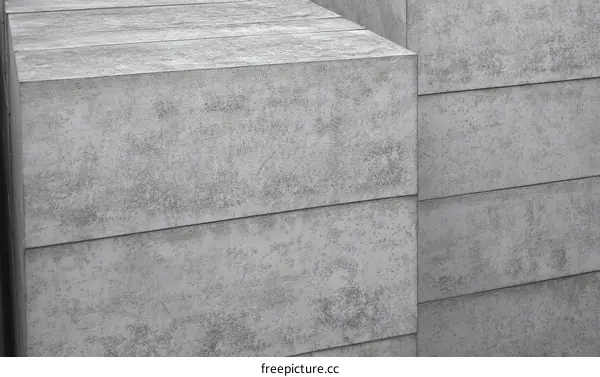 Abstract Concrete Blocks Texture Pattern
