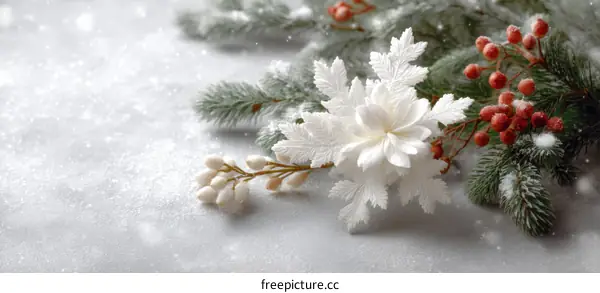 Winter Festive Decoration Arrangement