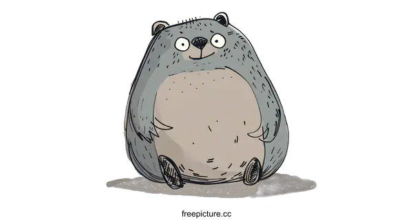 [Transparent Background PNG]Cute Cartoon Bear Illustration