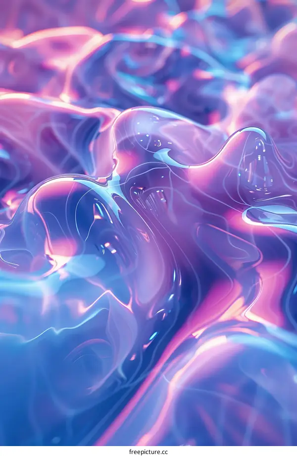 Abstract Flowing Liquid Colors