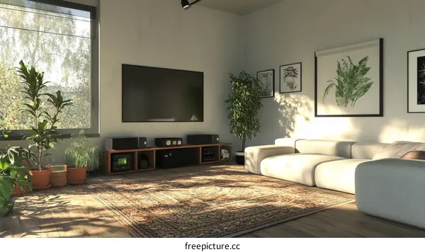 Modern Home Theater Room Interior Design