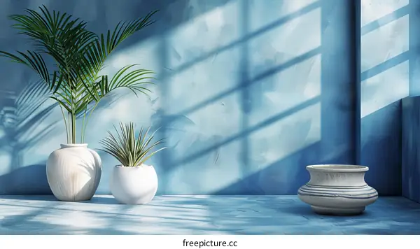 Stylish Modern Interior Plant Display