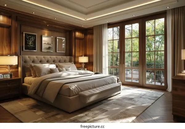 Elegant Luxurious Master Bedroom Interior Design