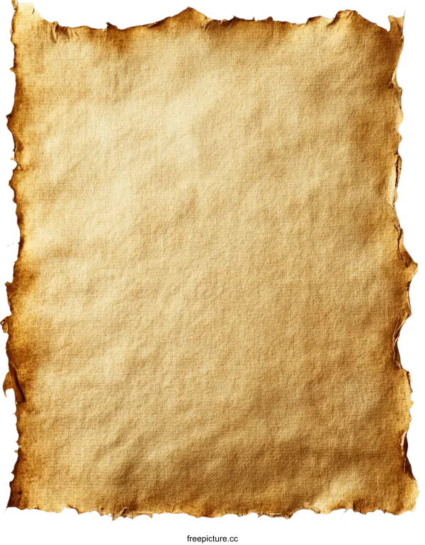 [Transparent Background PNG]Aged Paper Texture Background