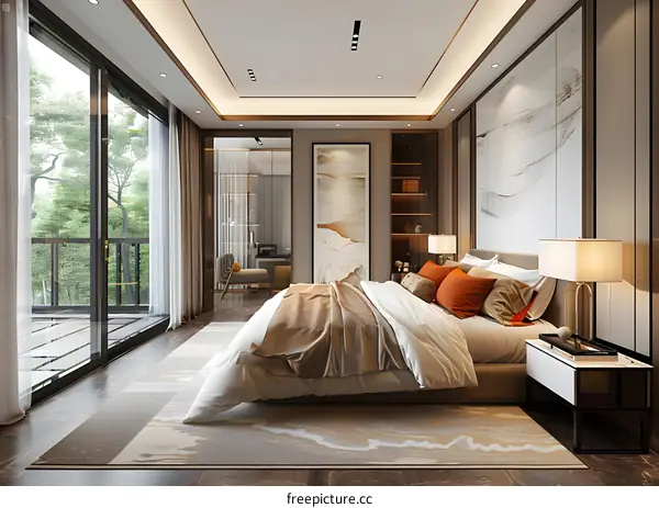 Modern bedroom interior design