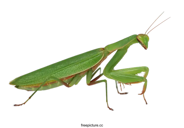 [Transparent Background PNG]Close-up View of a Praying Mantis