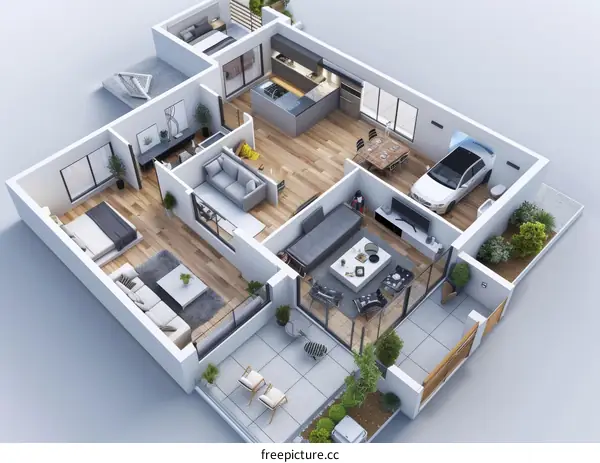 Modern House Floor Plan Design
