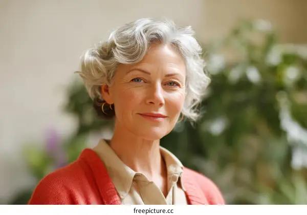 Portrait of a Confident Senior Woman