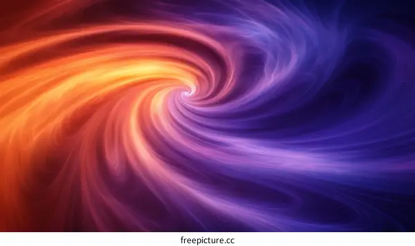 Abstract Colorful Swirling Design