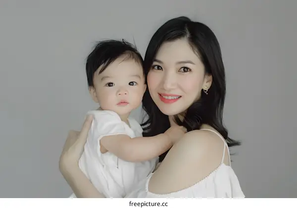 Portrait of a Mother and her Baby