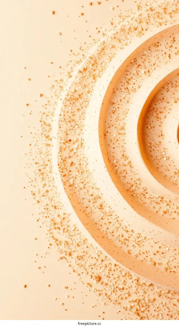 Abstract Pastel Background with Golden Glitter