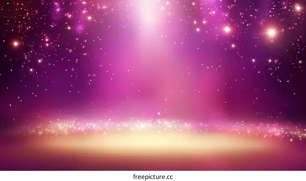Sparkling Purple Stage Background