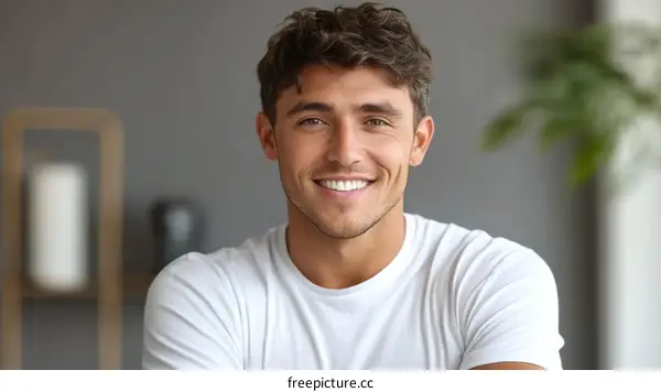 Smiling Caucasian Man Portrait