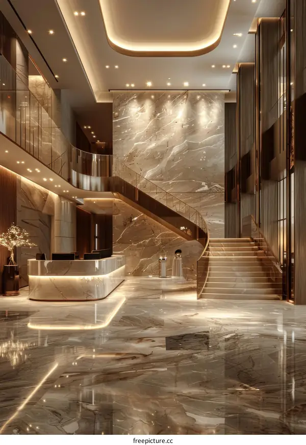 Luxury Hotel Lobby Interior Design