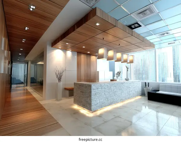Modern Office Lobby Interior Design