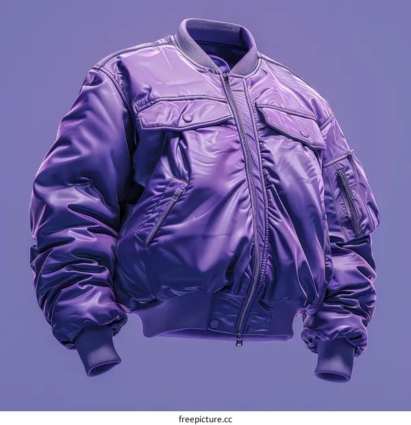 Purple Bomber Jacket