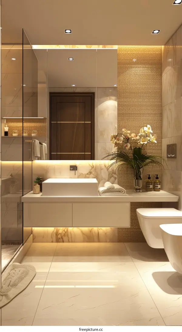 Modern Luxury Bathroom Design Interior