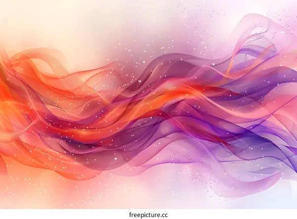 Red and pink waves