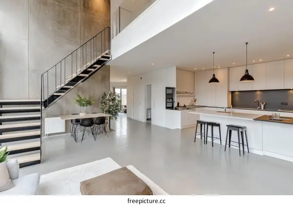 Modern Open-Plan Home Interior Design