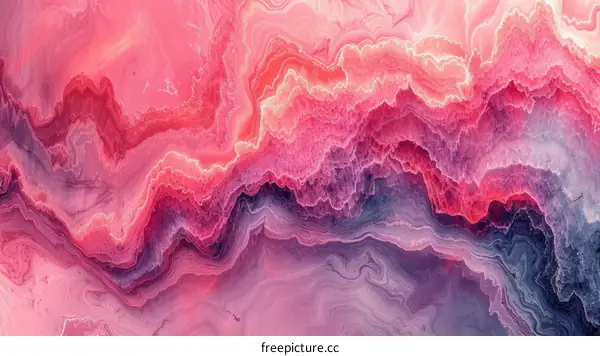 Pink and purple abstract painting