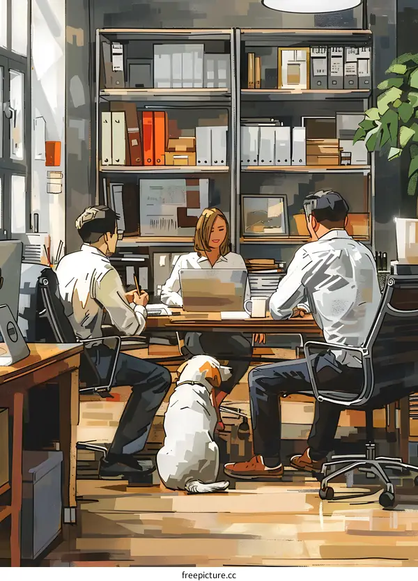 business meeting in the office