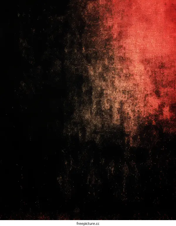 Abstract Red and Black Textured Background