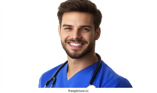 Smiling Healthcare Professional Portrait