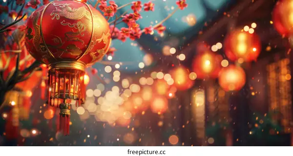 Red Lanterns Light up Lantern Festival in China
