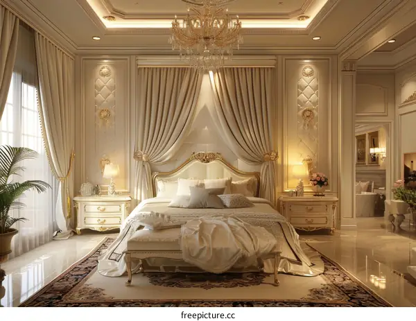 Luxury Elegant Bedroom Interior Design